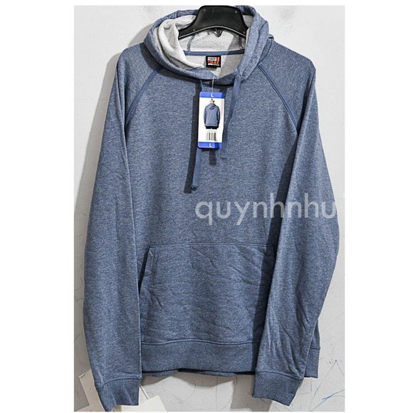 NWT 32 Degrees Heat Men's French Terry Long Sleeve Hoodie Sweatshirt BLUE - Picture 2 of 6